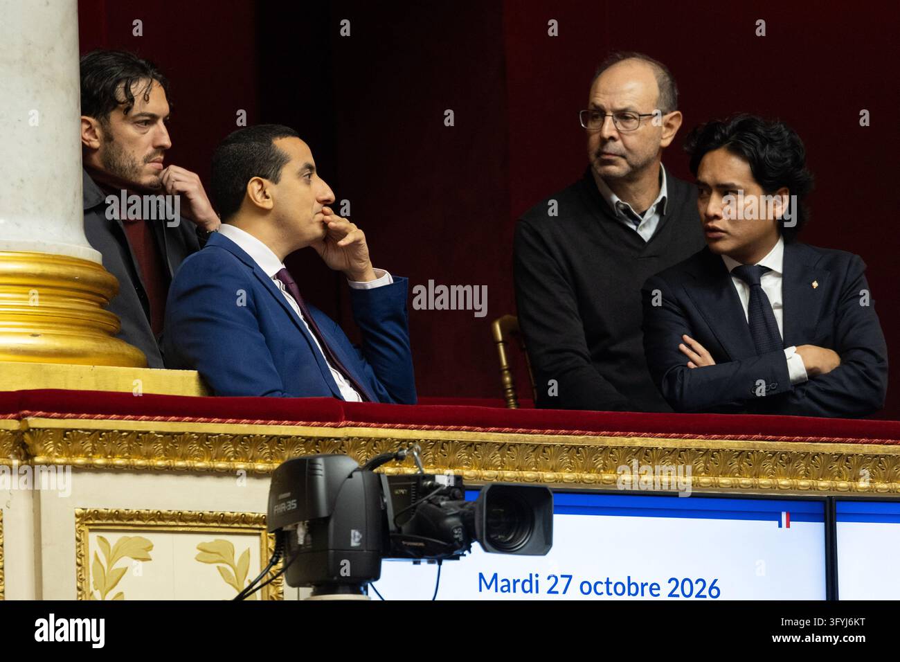 Trappes Mayor Ali Rabeh during a session of questions to the government ...