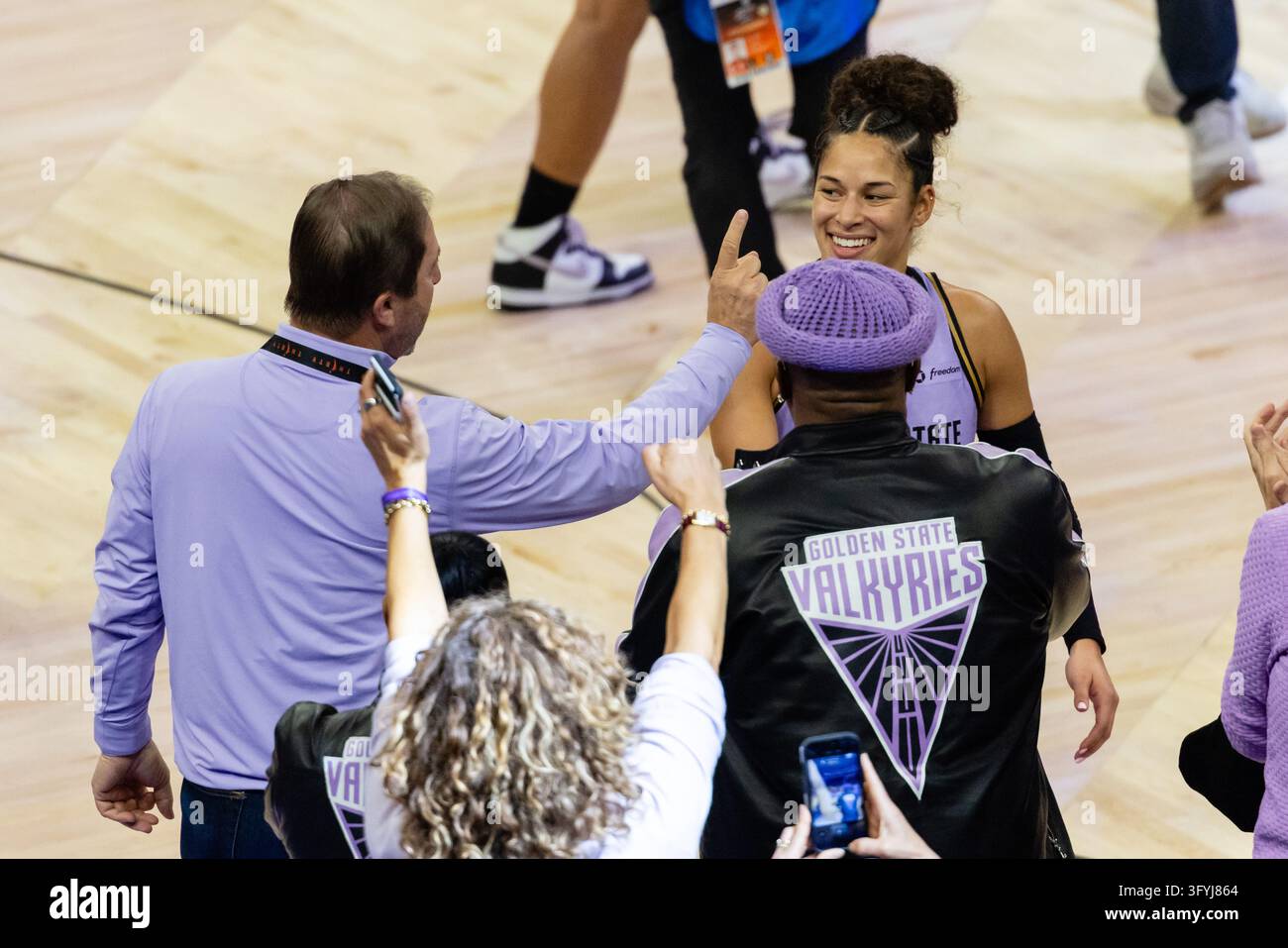 SAN FRANCISCO, CA - OCTOBER 26: Golden State Valkyries owner Joe Lacob ...