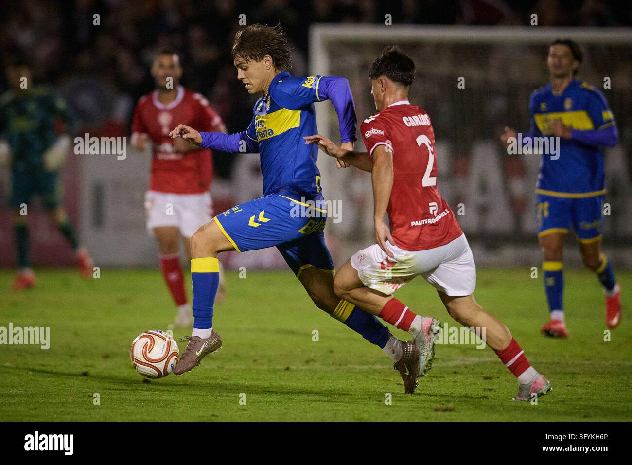 Jeremia Recoba of Las Palmas during Copa del Rey between RSD Alcala ...