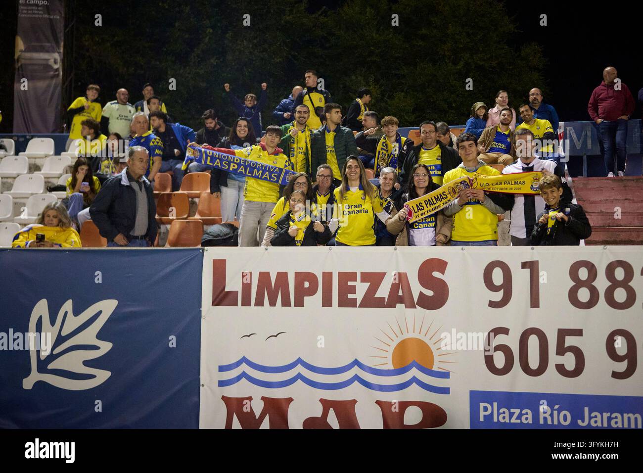 fans of las palmas during Copa del Rey between RSD Alcala - UD Las ...