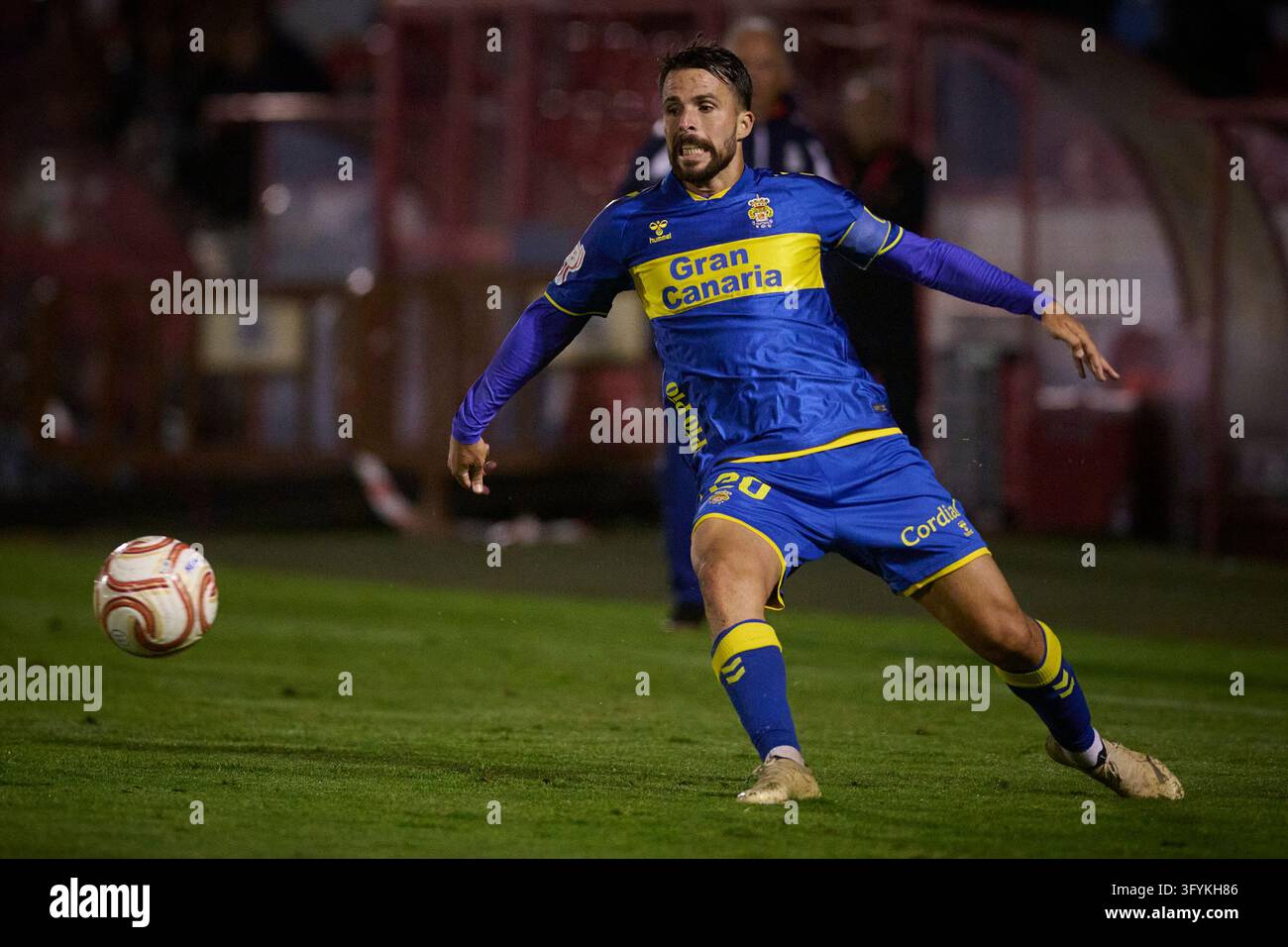 Kirian Rodriguez of Las Palmas during Copa del Rey between RSD Alcala ...