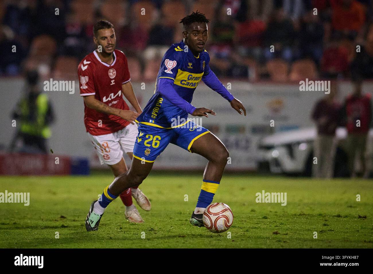 Aboubacar Bassinga of Las Palmas during Copa del Rey between RSD Alcala ...