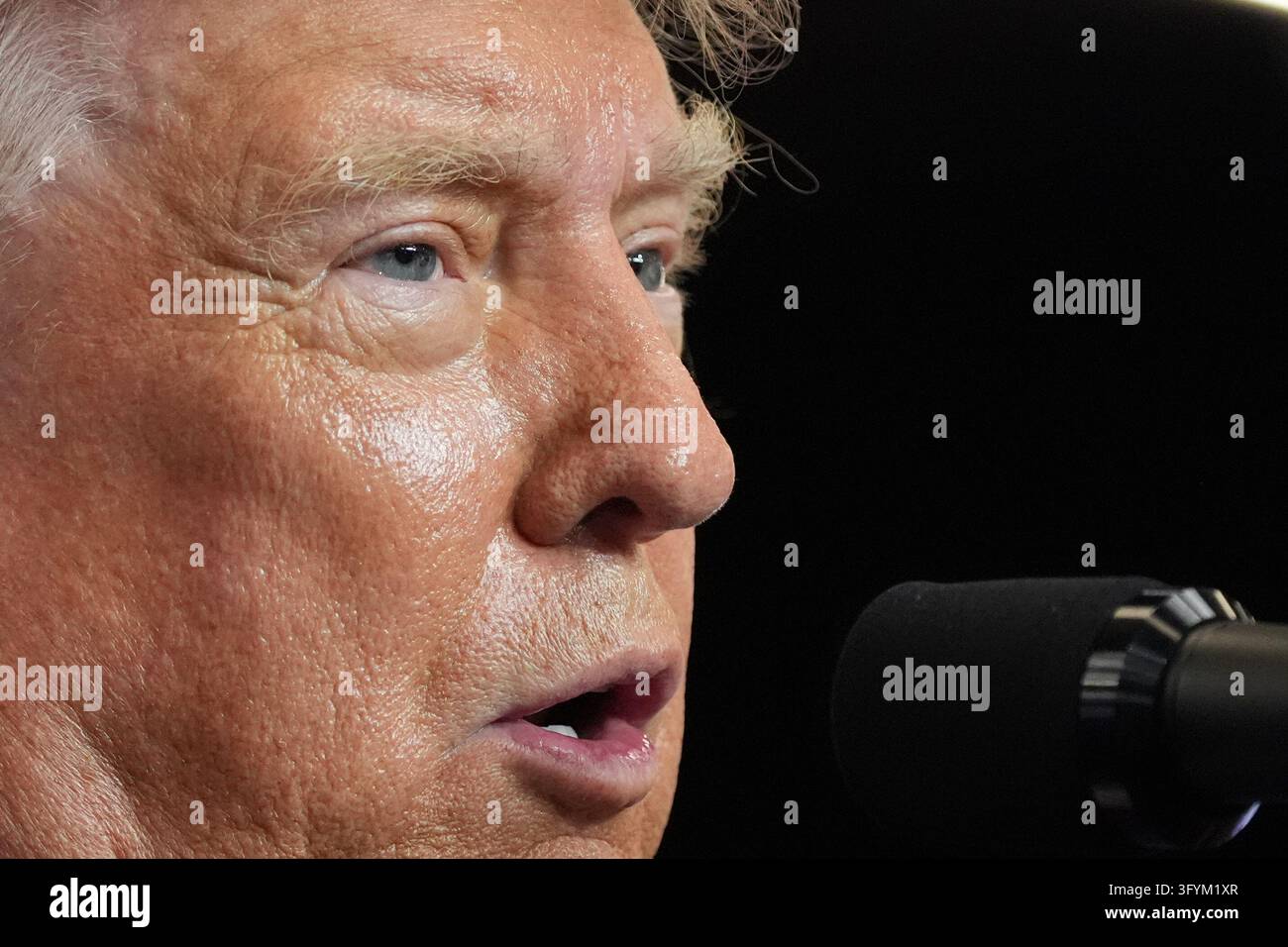 President Donald Trump speaks at a campaign rally at the Lubbock ...