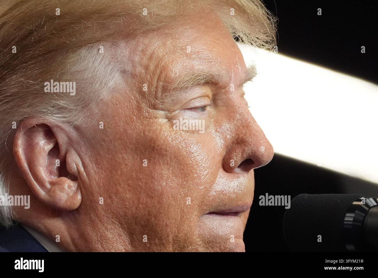 President Donald Trump speaks at a campaign rally at the Lubbock ...