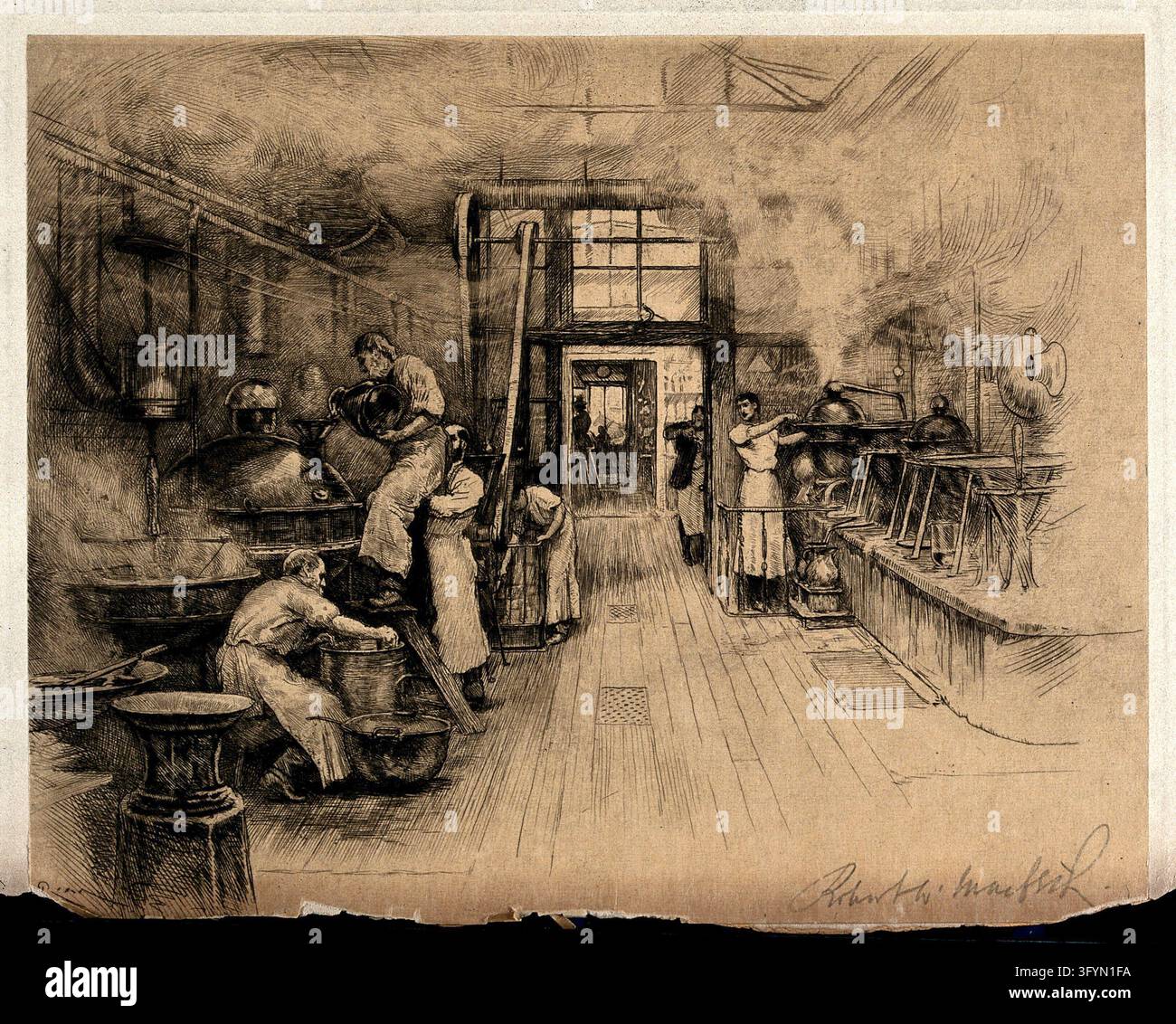 A pharmaceutical business (John Bell & Co.): rooms for manufacture ...