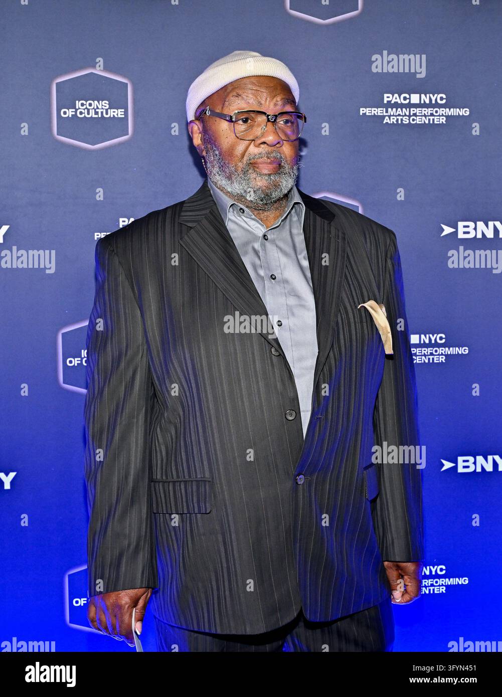 Junior Labeija arrives at the PAC NYC Icons of Culture Gala at the ...