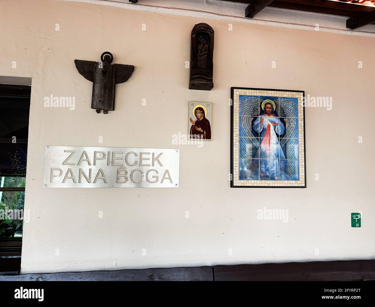 Vilnius, Lithuania - October 05, 2026: Religious wall in Vilnius ...