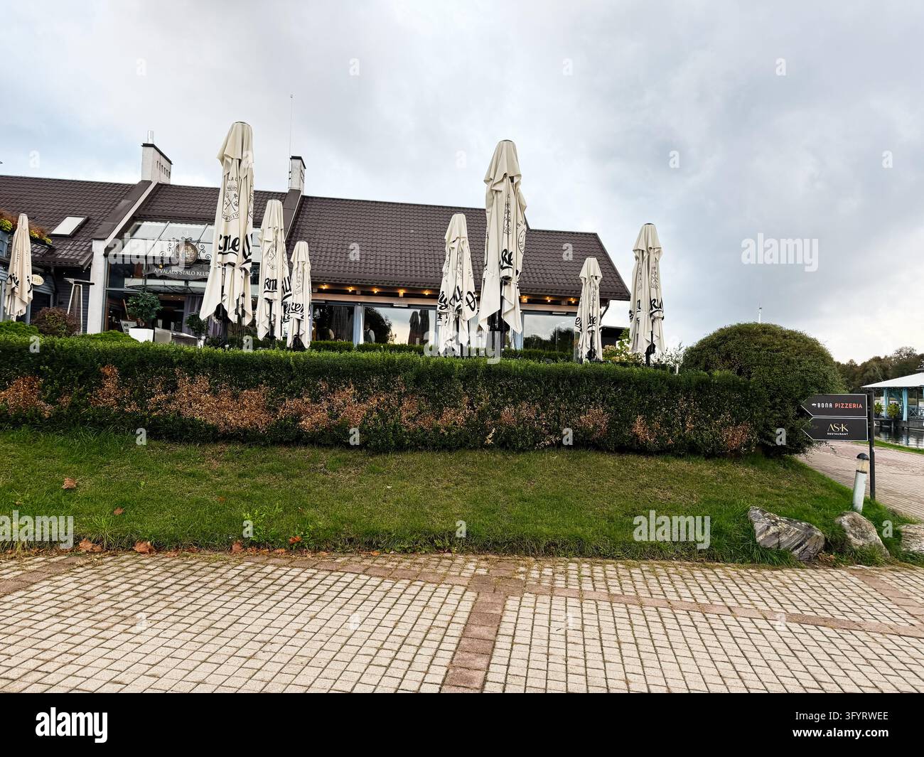 Trakai, Lithuania - October 05, 2026: Restaurant building with closed ...