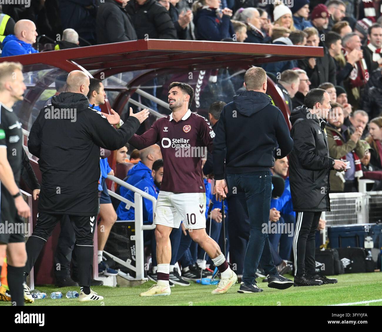 Tynecastle Park ,Edinburgh.Scotland .UK. 28th Oct 26 Scottish ...