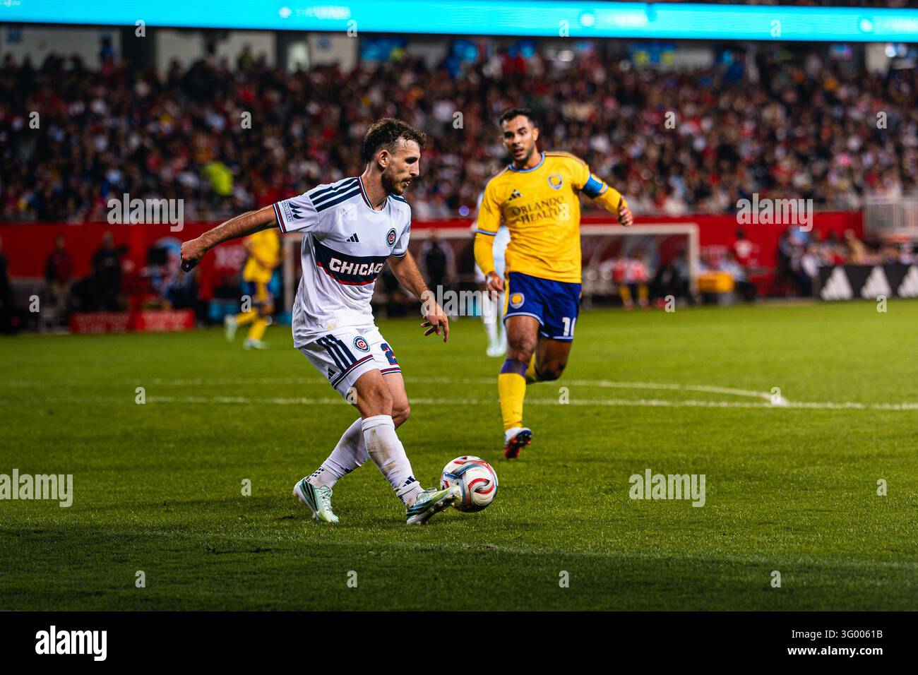 Chicago Fire FC midfielder Anzor Mekvabishvili (23) passes the ball ...