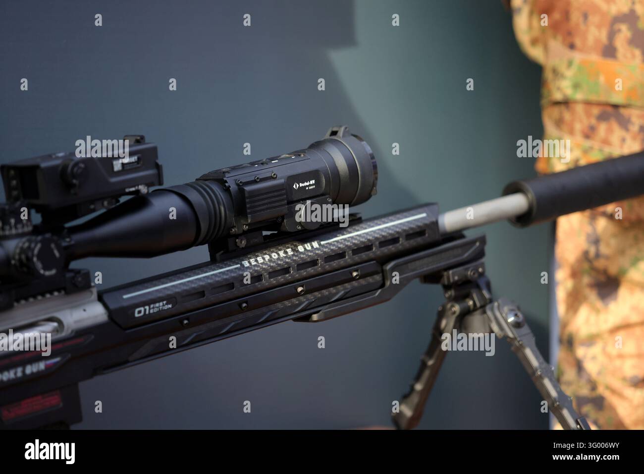 Bespoke gun seen on the framework of the Third Summit, Economic and ...