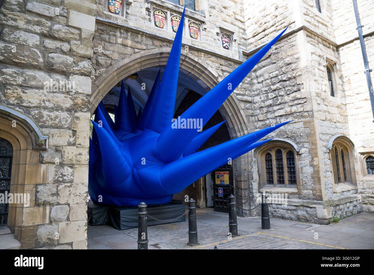 St Desgin Steve Messam inflatable installation at St John s Gate for Clerkenwell ...