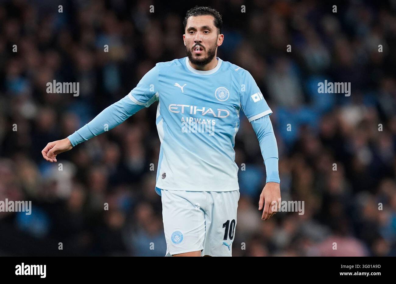 Manchester, England, 31st October 2026. Rayan Cherki of Manchester City ...