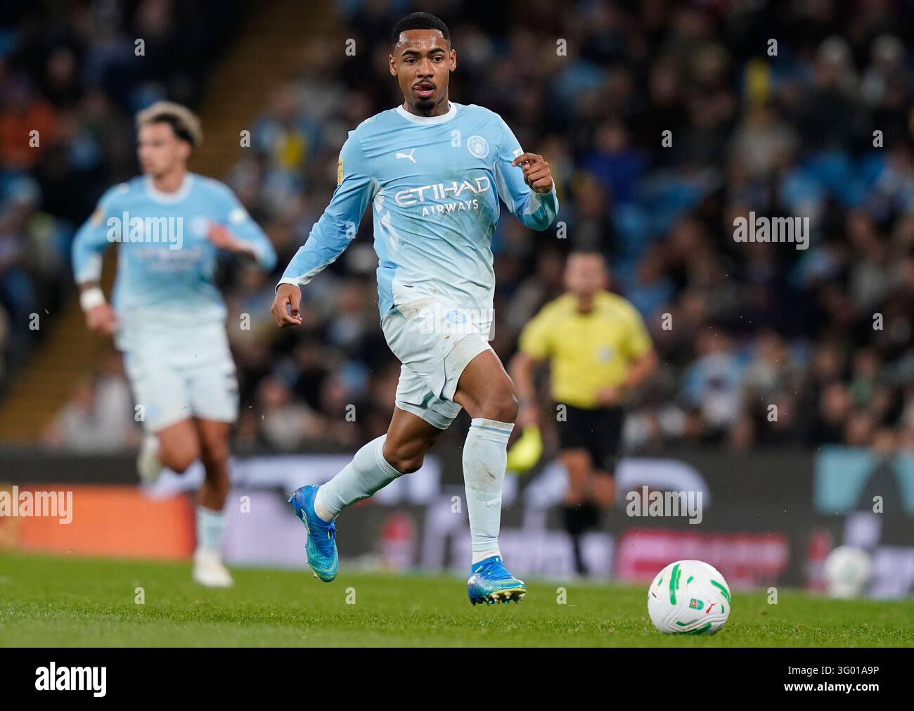 Manchester, England, 31st October 2026. Allan of Manchester City during ...