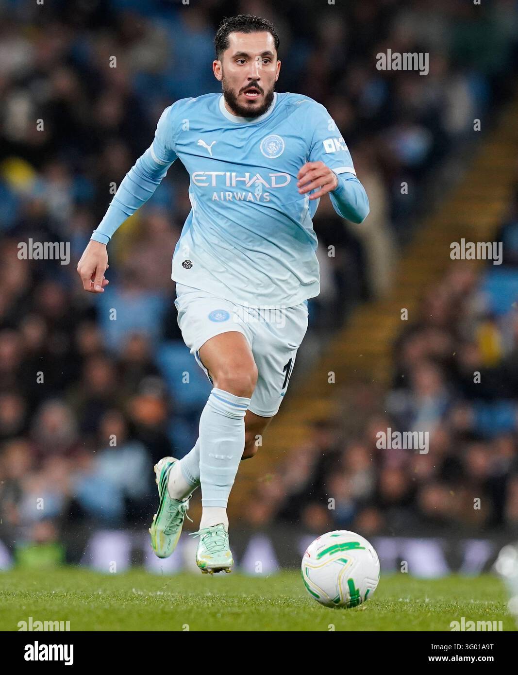 Manchester, England, 31st October 2026. Rayan Cherki of Manchester City ...