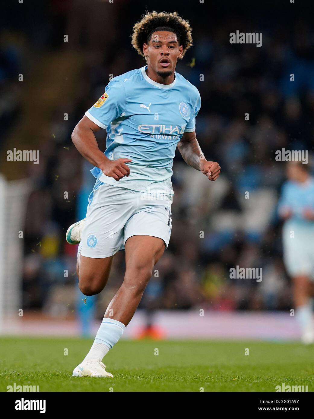 Manchester, England, 31st October 2026. Floyd Samba of Manchester City ...