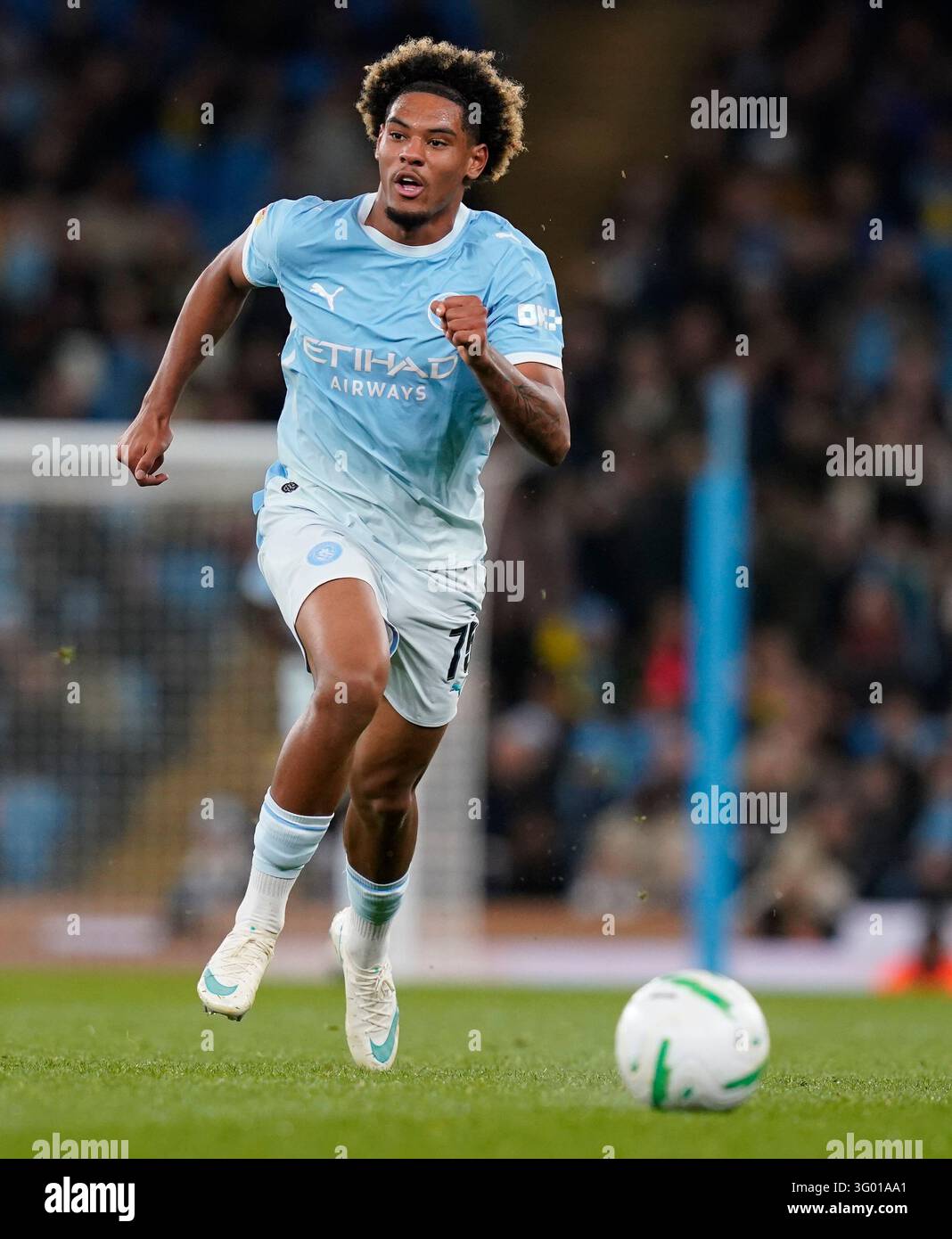 Manchester, England, 31st October 2026. Floyd Samba of Manchester City ...