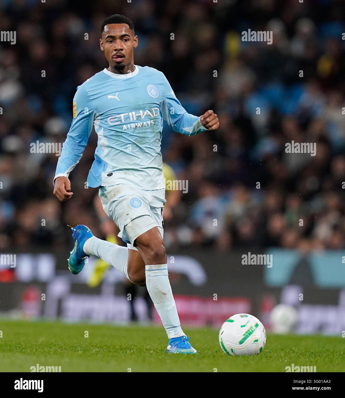 Manchester, England, 31st October 2026. Allan of Manchester City during ...
