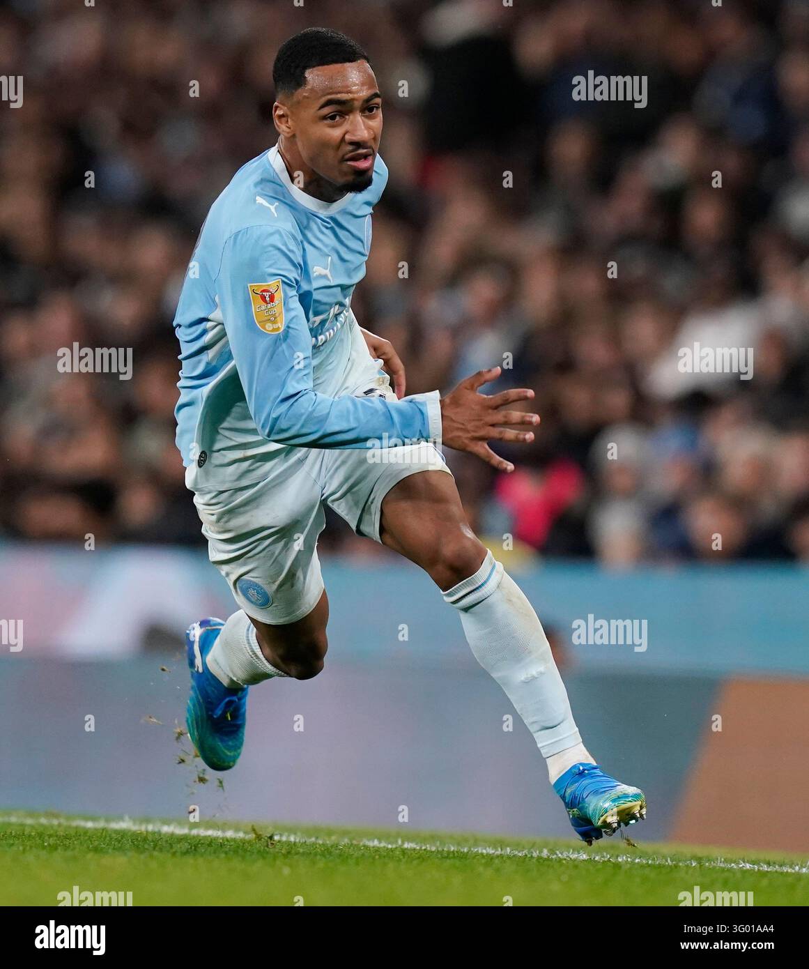Manchester, England, 31st October 2026. Allan of Manchester City during ...