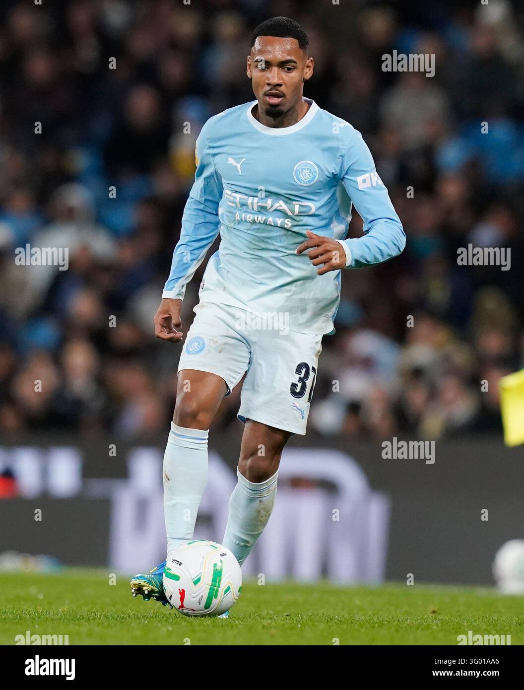 Manchester, England, 31st October 2026. Allan of Manchester City during ...