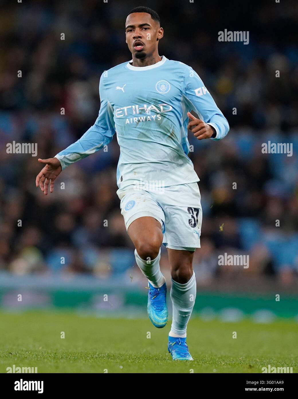 Manchester, England, 31st October 2026. Allan of Manchester City during ...