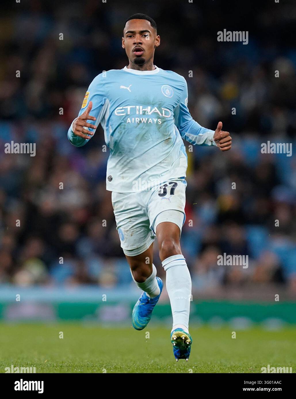 Manchester, England, 31st October 2026. Allan of Manchester City during ...
