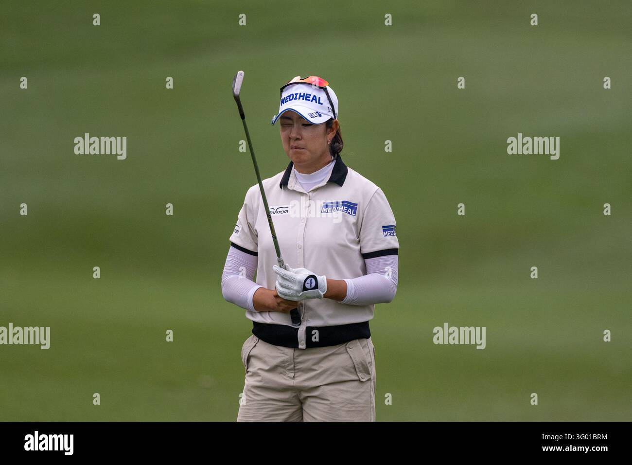 KUALA LUMPUR, MALAYSIA - OCTOBER 29: A Lim Kim of South Korea plays her ...