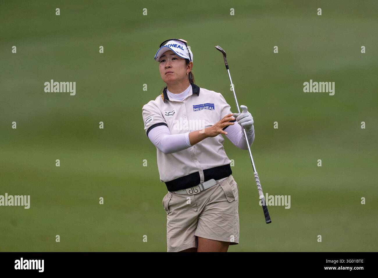 KUALA LUMPUR, MALAYSIA - OCTOBER 29: A Lim Kim of South Korea plays her ...