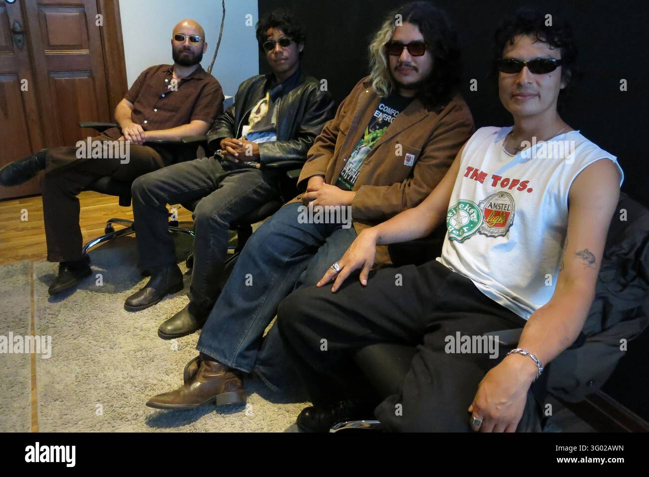 Inner Wave band members Elijah Trujillo, from left, Jean Pierre Narvaez ...