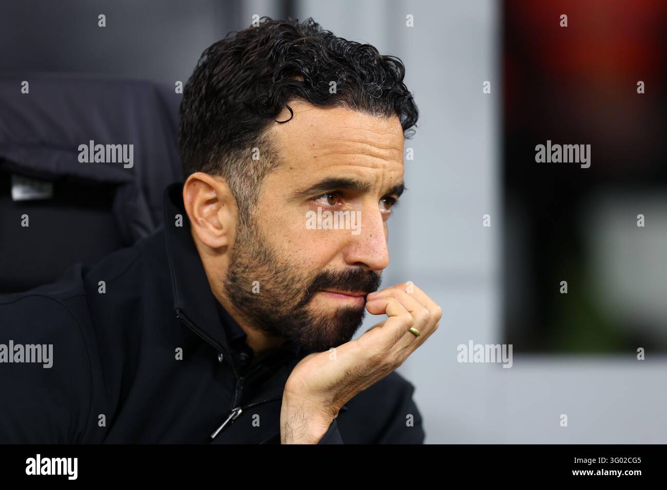 Ruben Amorim, head coach of Ac Milan looks on during the Serie A match ...
