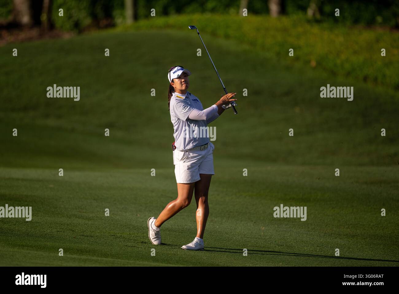KUALA LUMPUR, MALAYSIA - OCTOBER 30: A Lim Kim of South Korea plays her ...