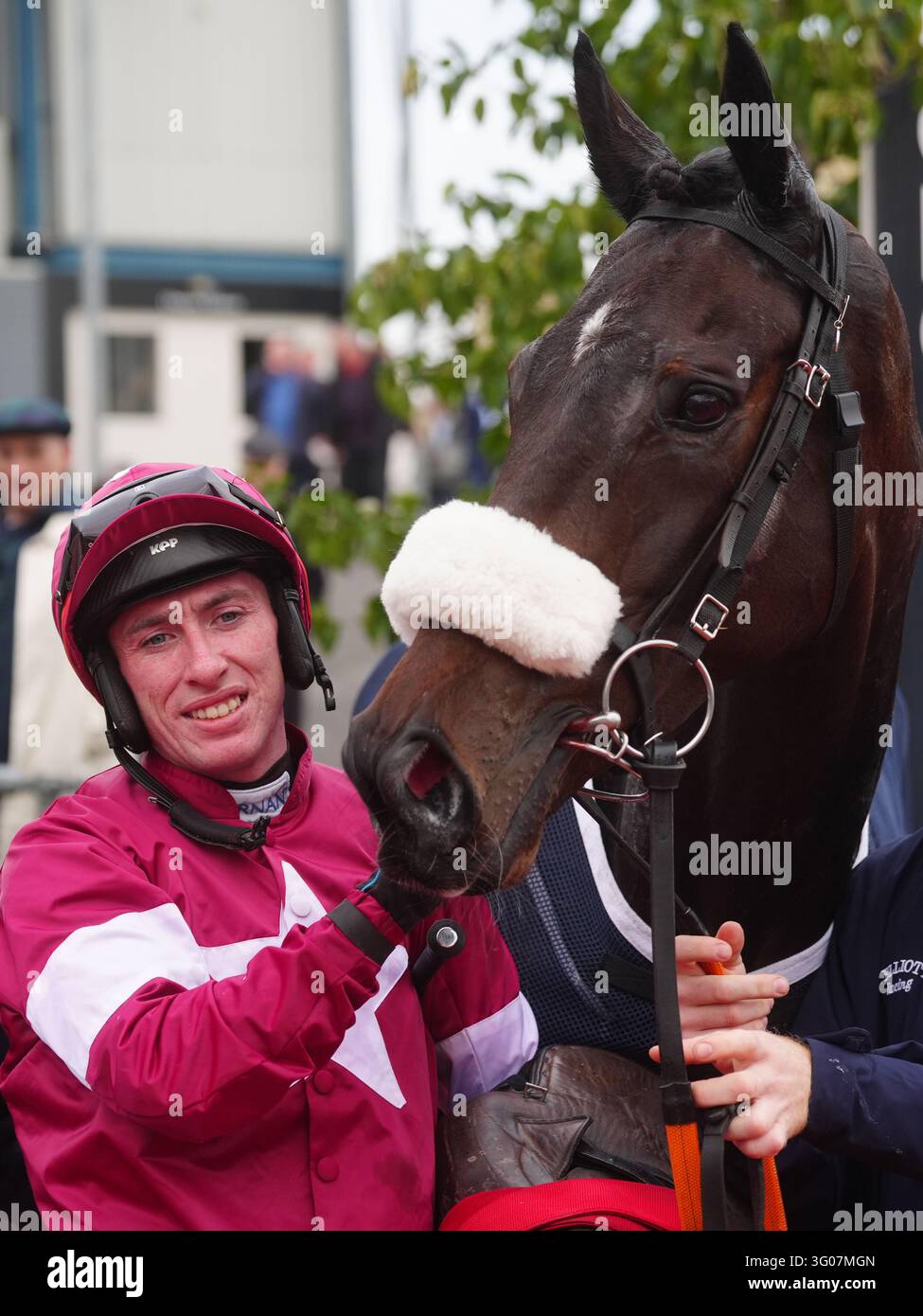 Ebf Farming Roya Winning jockey Jack Kennedy with With Nolimit after the Irish Stallion ...