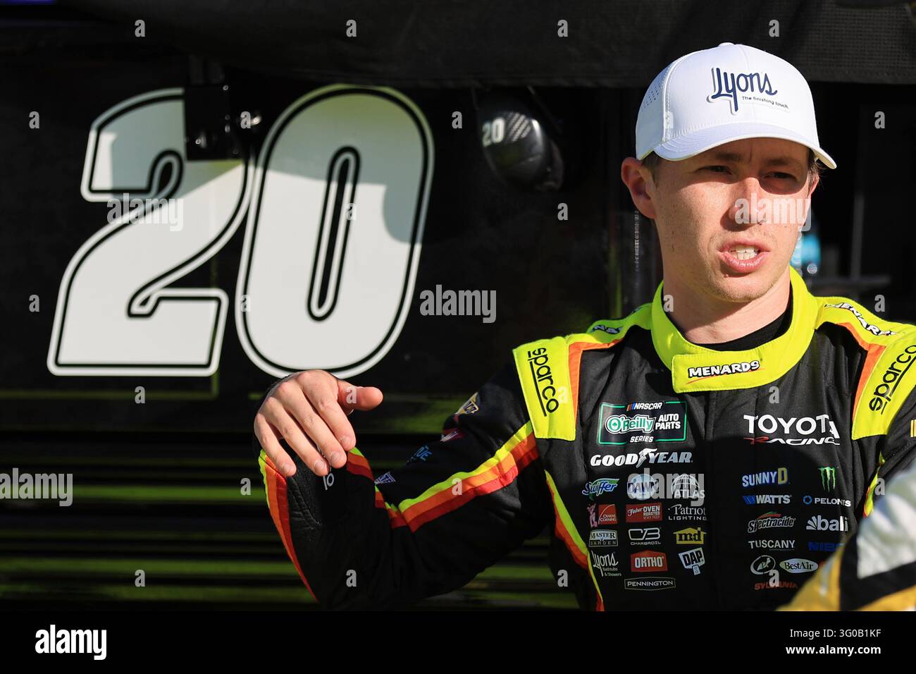 MARTINSVILLE, VA - OCTOBER 30: Brandon Jones (#20 Joe Gibbs Racing ...