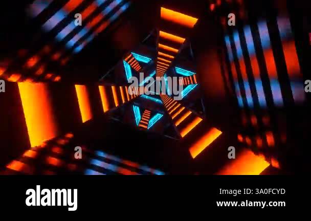 Exciting VJ loop on an abstract background with smooth flowing images ...