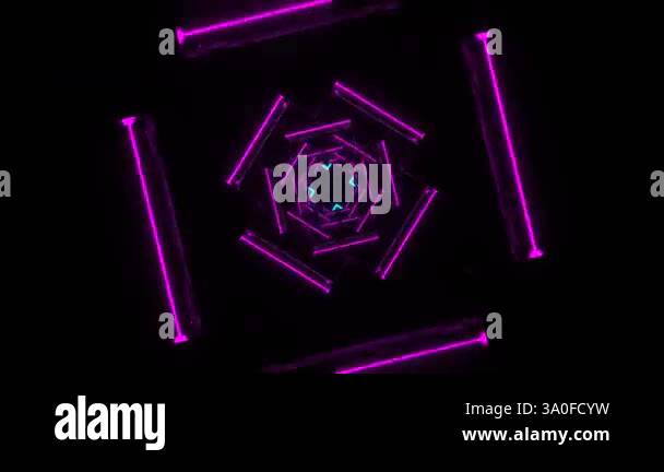 Exciting VJ loop on an abstract background with smooth flowing images ...