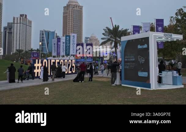 DohaQatar-15 February 2025: Qatar international food festival 2025 at