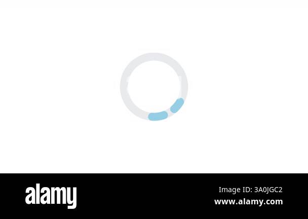 A transparent background loading animation with an oval ring featuring ...