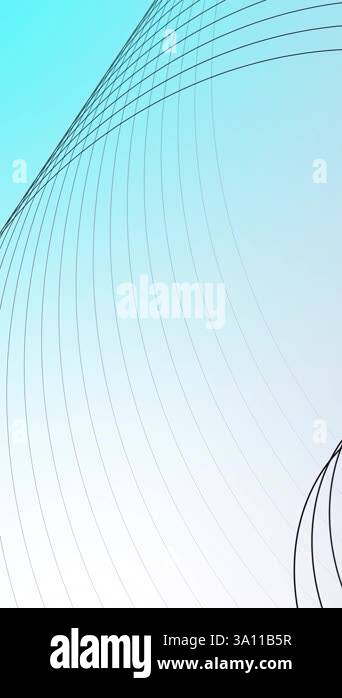 Abstract mix colored animated wavy line on gradient background animated ...