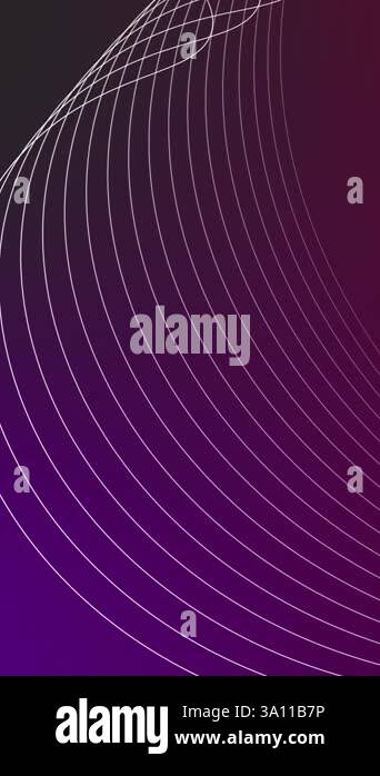 White color geometric line with gradient background animated video ...