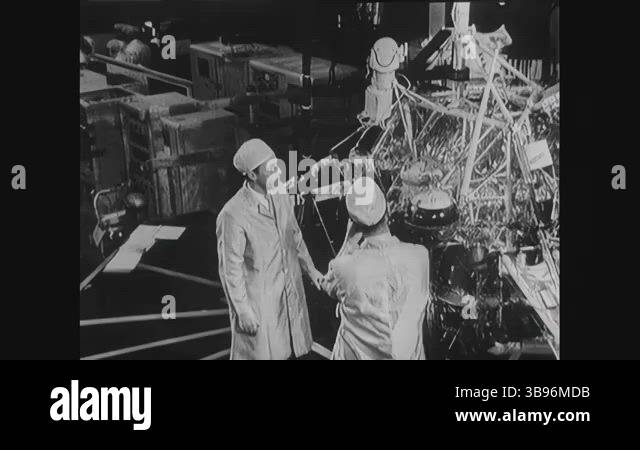 Robert L Roderick EL SEGUNDO- 1966 - Robert C. Roderick explains how the Surveyor ...