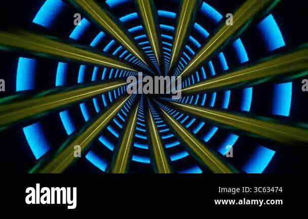 Exciting VJ loop on an abstract background with smooth flowing images ...