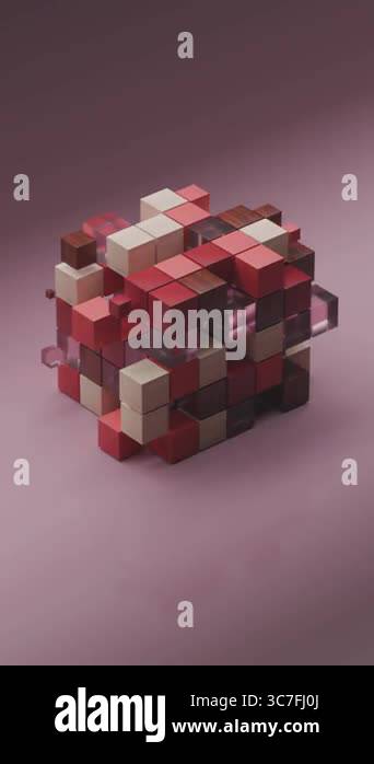 3D loop satisfying factory animation Stock Video Footage - Alamy