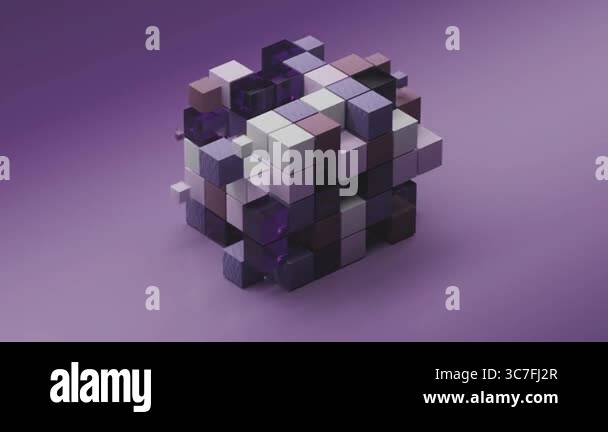 3D loop satisfying factory animation Stock Video Footage - Alamy