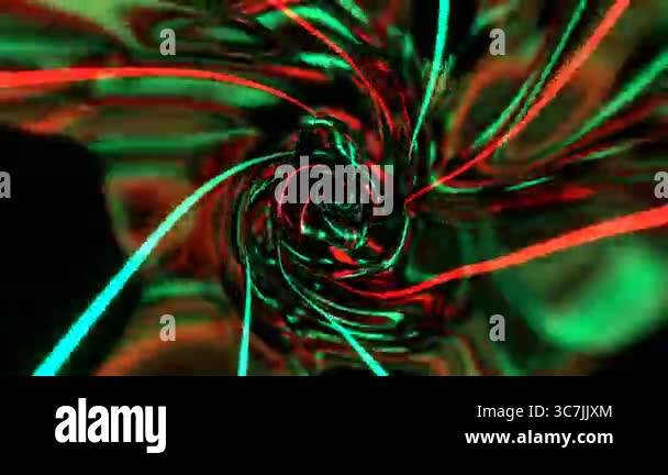 Exciting VJ loop on an abstract background with smooth flowing images ...