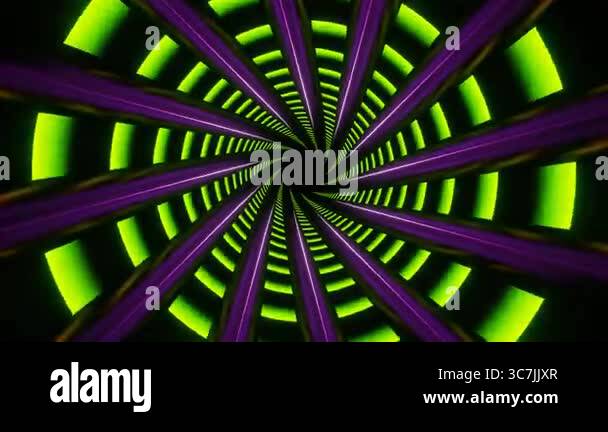 Exciting VJ loop on an abstract background with smooth flowing images ...