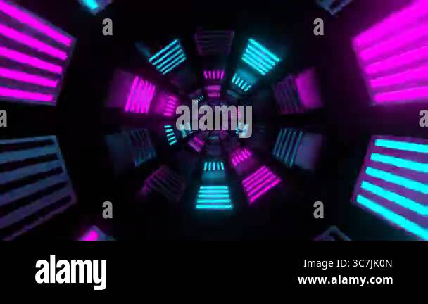 Exciting VJ loop on an abstract background with smooth flowing images ...