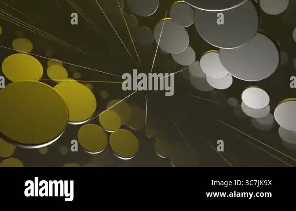 Exciting VJ loop on an abstract background with smooth flowing images ...