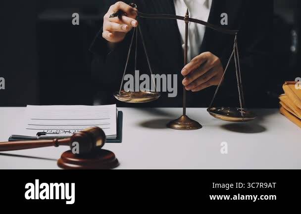 lawyer or lawyer legal law concept Stock Video Footage Alamy