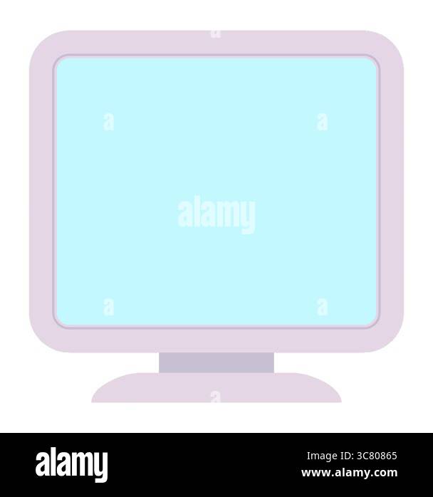 A simple looping animated computer screen Stock Video Footage - Alamy