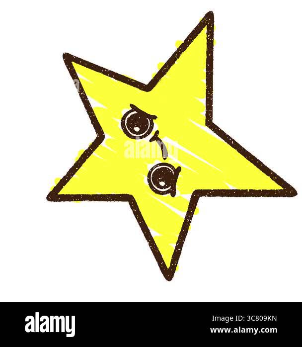 A simple looping animated Star Chalk Drawing Stock Video Footage - Alamy